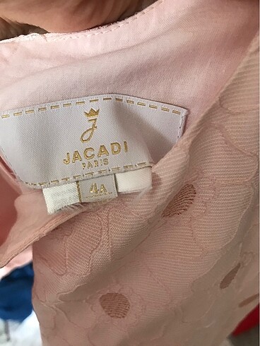 4 Yaş Beden Jacadi Paris toz pembe elbise