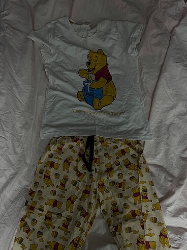 Çocuk ayıcıklı pijama takımı yazlık