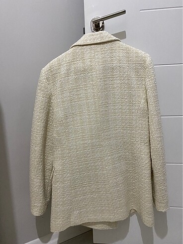 36 Beden Krem rengi Blazer ceket