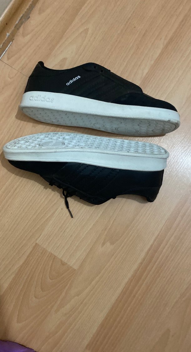 Siyah Erkek  Spor Ayakkabı Velcro Detaylı - Görsel 3