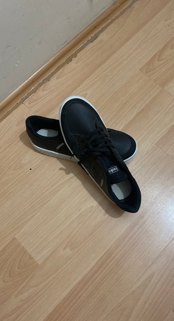 Siyah Erkek  Spor Ayakkabı Velcro Detaylı - Görsel 2