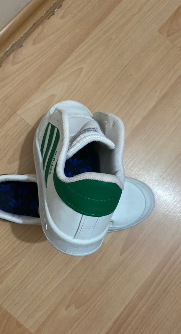 Adidas Beyaz Yeşil Erkek Spor ayakkabı - Görsel 3