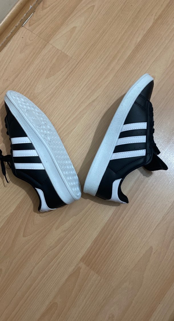 Erkek Siyah Adidas Bağcıklı Spor Ayakkabı - Görsel 3