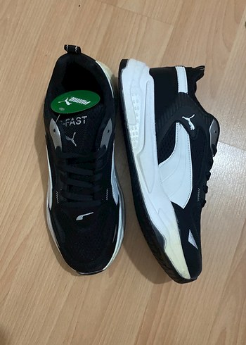 Erkek Siyah Beyaz Spor Ayakkabı - Görsel 2