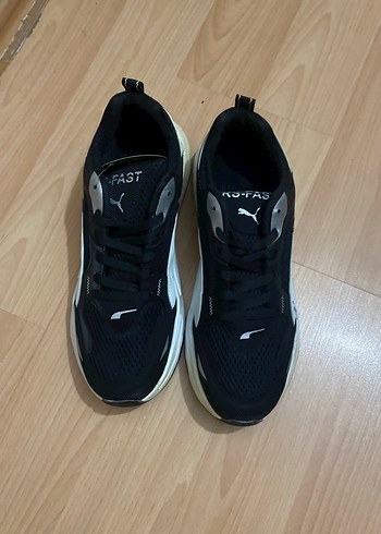 Erkek Siyah Beyaz Spor Ayakkabı - Görsel 3