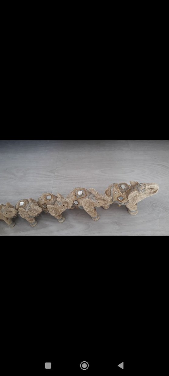 Bej Fil Figürleri Sıralı Set - Görsel 4