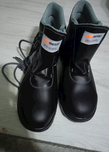 Siyah Bağcıklı Erkek Kauçuk Bot - Görsel 5