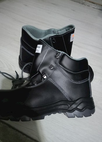 Siyah Bağcıklı Erkek Kauçuk Bot - Görsel 3