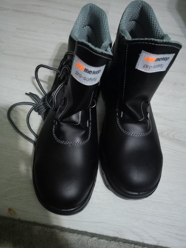 Siyah Bağcıklı Erkek Kauçuk Bot - Görsel 5