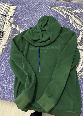 Jack & Jones Yeşil Kapüşonlu Sweatshirt - Görsel 2