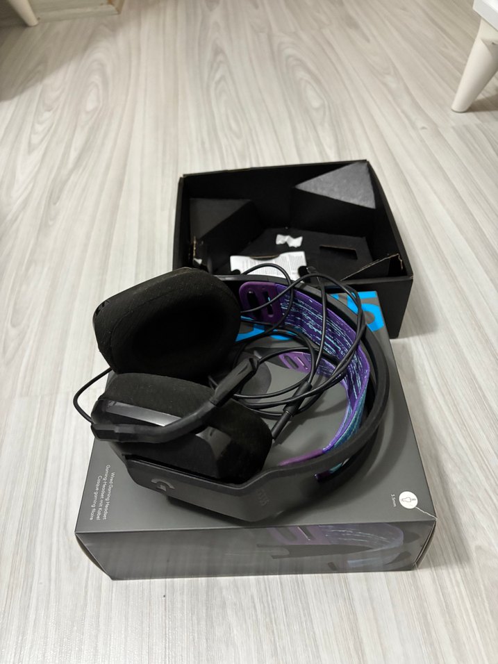 Logitech G335 Mor Kablolu Oyun Kulaklığı - Görsel 4