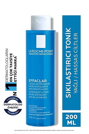 La Roche Posay Effeclar 200ml Tonik