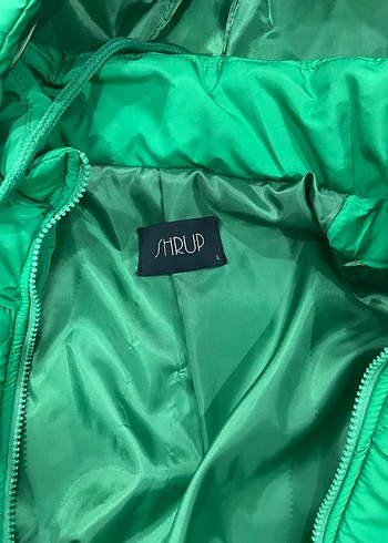 Düğmeli Yeşil Kadın Midi Kaban - Görsel 4