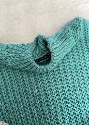 Bohem Tarzı Renkli Örgü Kadın Kazak - Görsel 3