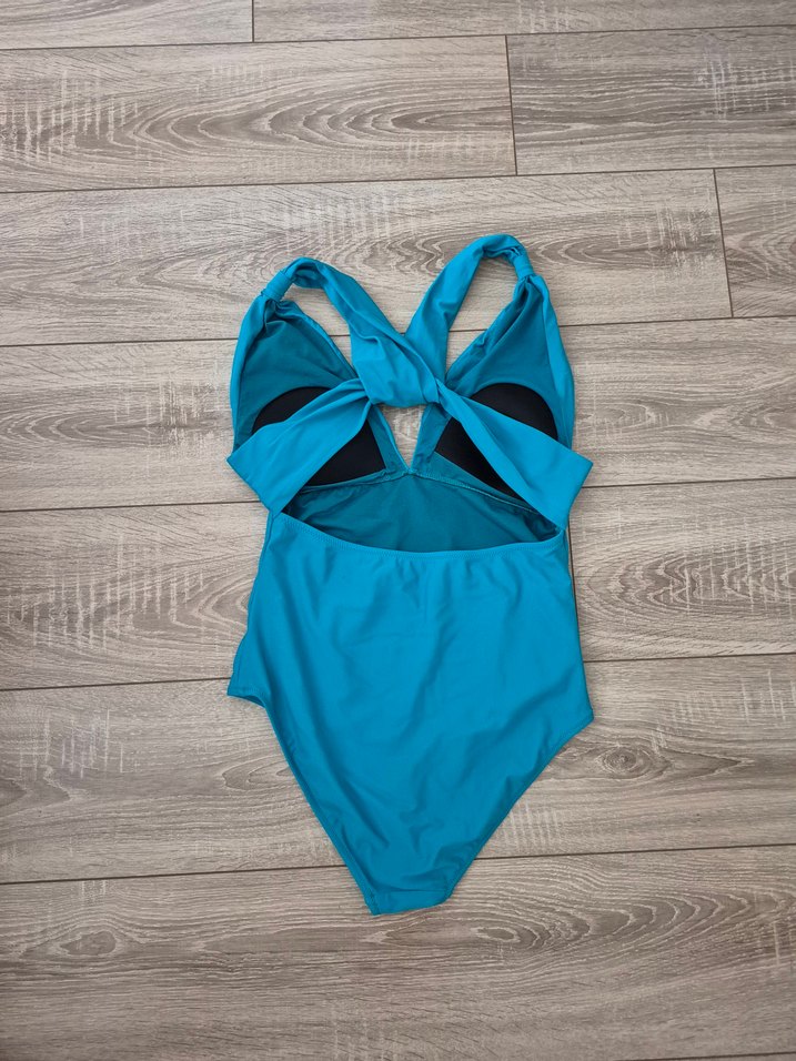 ERC Turkuaz Askılı Kadın Mayo Tasarımli,44,Sıfır Ürün,sade - Görsel 2