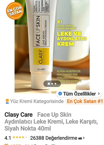 3 lü Set Clasy yüz bakım kremleri seti, leke ve aydınlatıcı, göz - Görsel 5