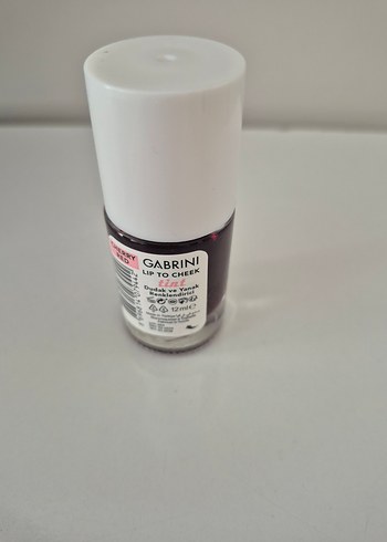 Gabrini Lip Tint, Kalıcı Dudak Renklendiricisi, Koyu kırmizi - Görsel 2