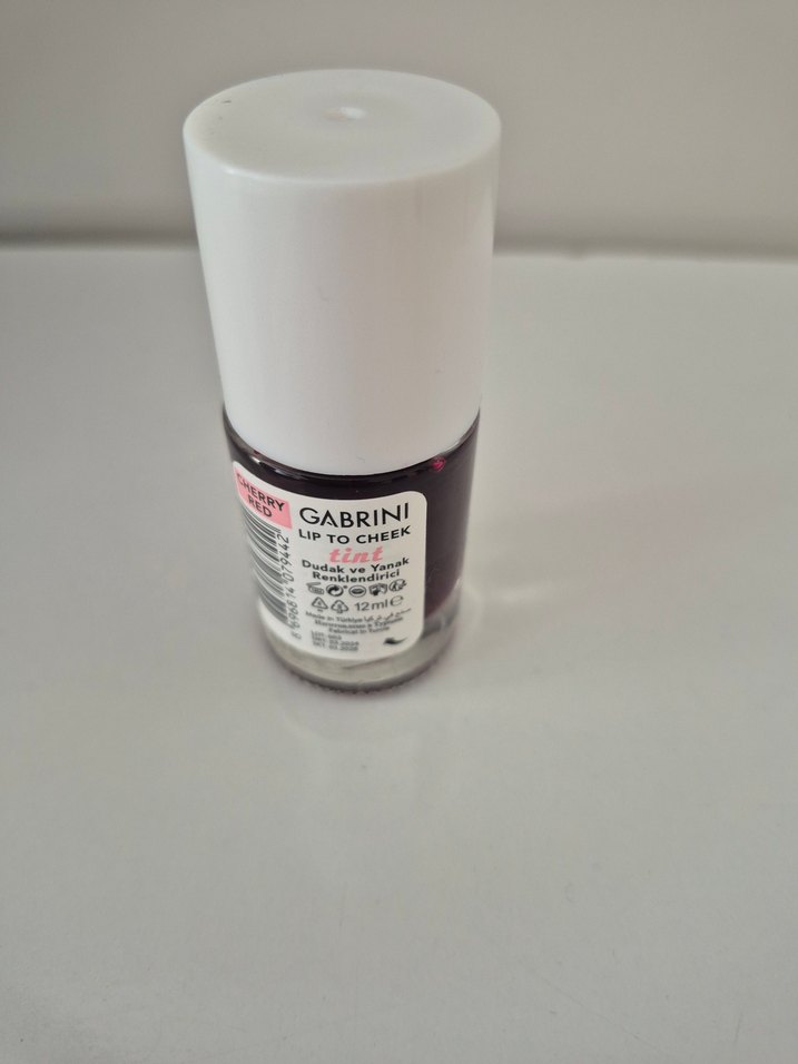 Gabrini Lip Tint, Kalıcı Dudak Renklendiricisi, Koyu kırmizi - Görsel 2