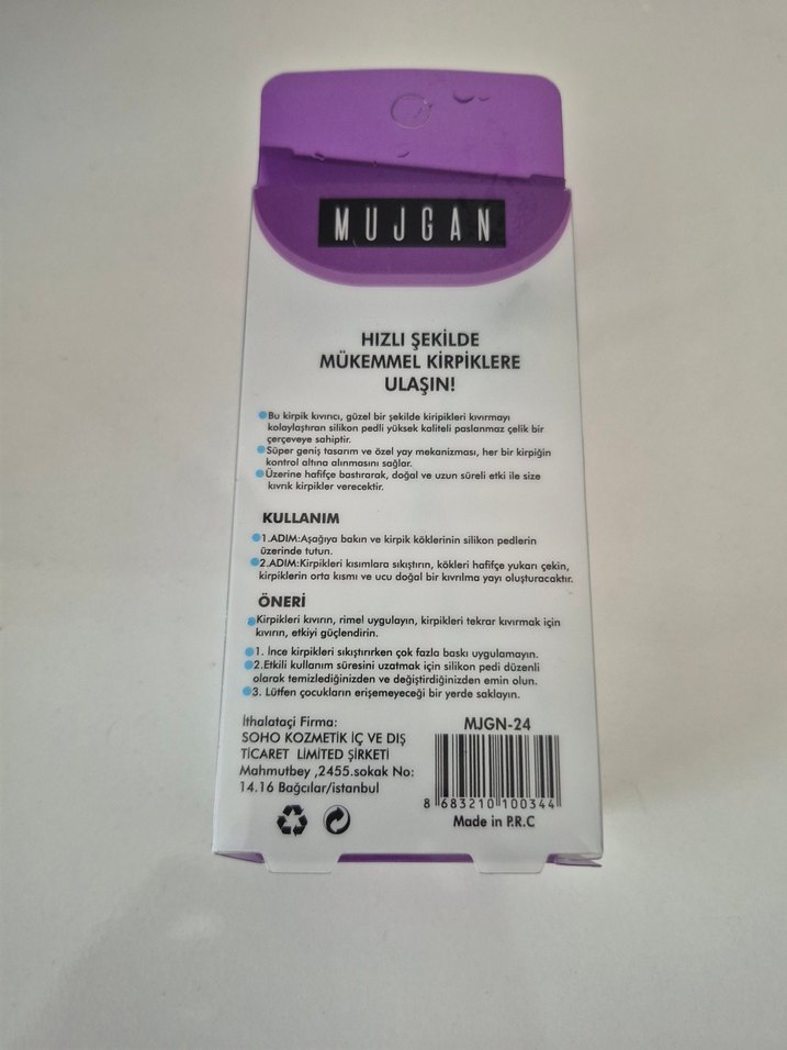 Kirpik Kıvırıcı - Mujgan klasik tasarımlı kirpik kıvırıcı, yedek - Görsel 3