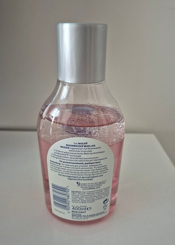 Nivea Gül Suyu Micellar Su, doğal gül suyu özlü, tüm cilt tipler - Görsel 2