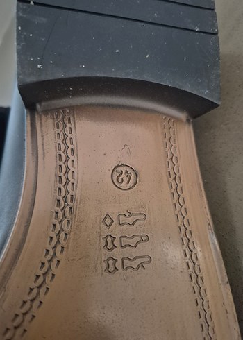 Siyah Erkek Klasik Ayakkabısı, 42 bir kere giyildi. - Görsel 3