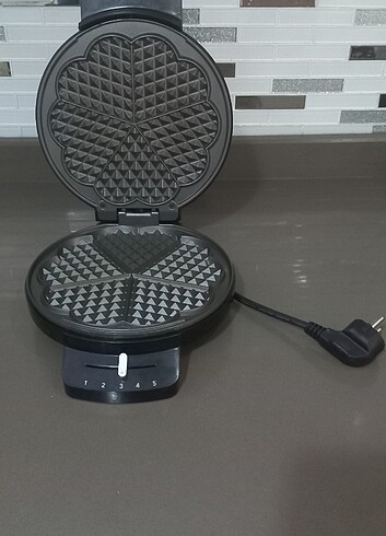  Waffle Makinesi Inox 1200 Watt,alman ürünü,Taşmayı Önleyen Der