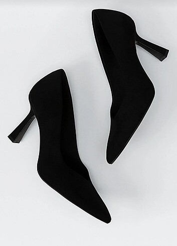 38 Beden siyah Renk Stradivarius stiletto 38