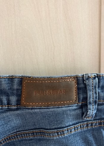 34 Beden mavi Renk Pull&bear Likralı Skinny Denim Pantolon