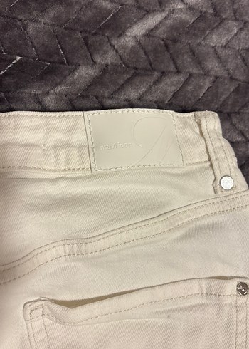 Beyaz  Mavi Jeans Bianca mom jean - Görsel 4