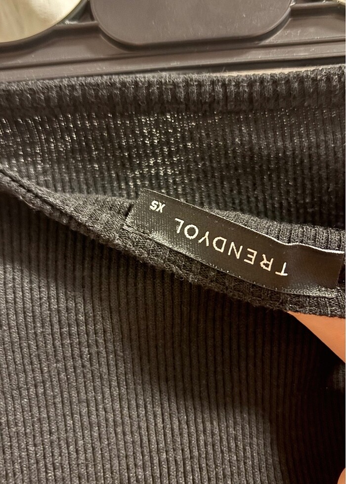 straplez siyah mini elbise - Görsel 3