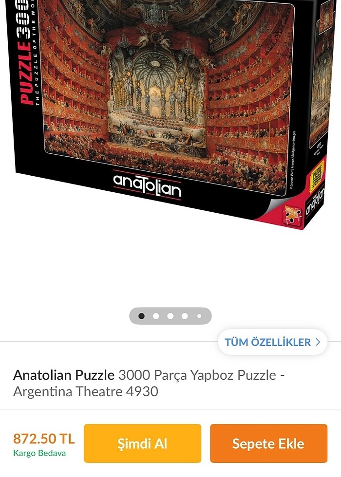 3000  parçalık puzzle - anatolian
 - Görsel 3