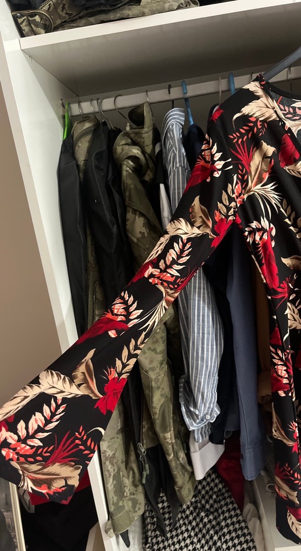 Uzun, Desenli Bohem Kadın Elbise - Görsel 3