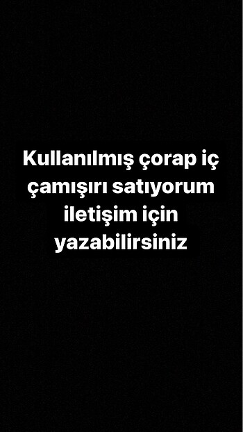 Kullanılmış çorap