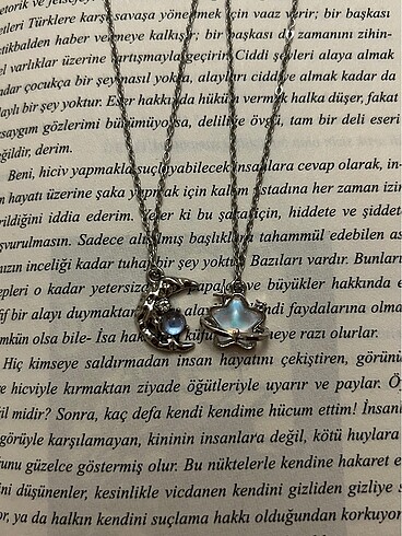 ay yıldız couple çelik kolye