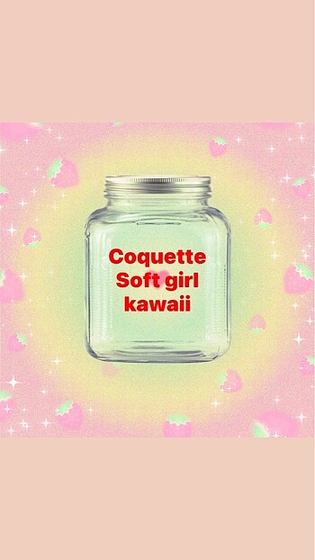 coquette soft takı kavanozu