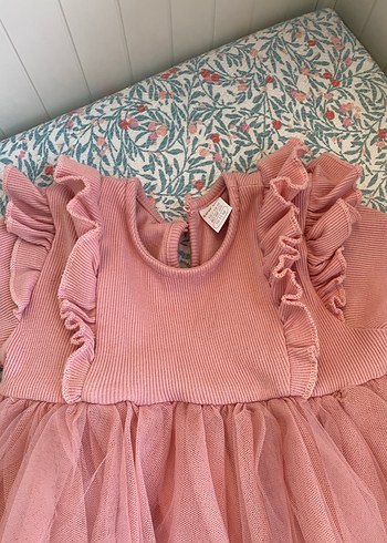 Kız çocuk tütülü elbise - Görsel 5