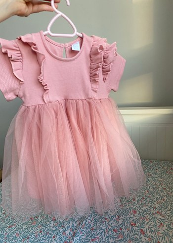 Kız çocuk tütülü elbise - Görsel 3