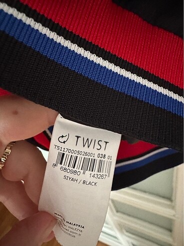 38 Beden çeşitli Renk Twist