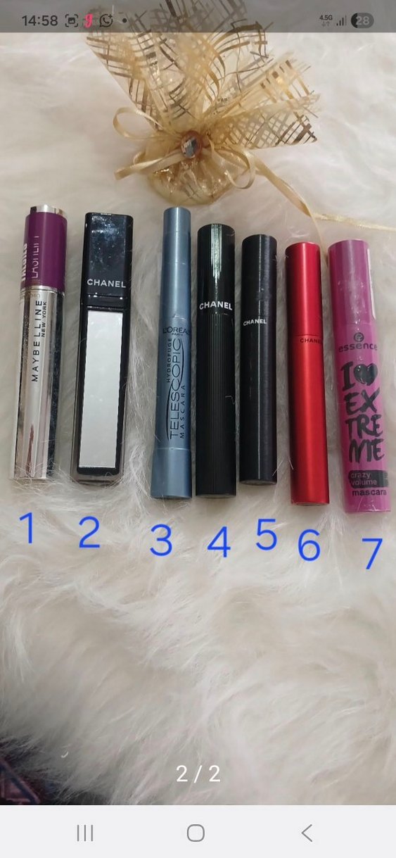 1 ADET MASKARA Parlak Pembe Chanel Maskara - Görsel 2