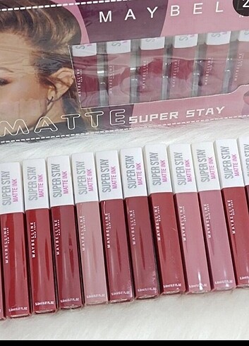 Maybellini metalik 12 li set