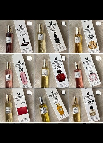  Beden Çanta boy tester 45 ml parfümler
