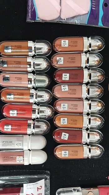  Beden çeşitli Renk Kiko gloss 1 adet fiyatı