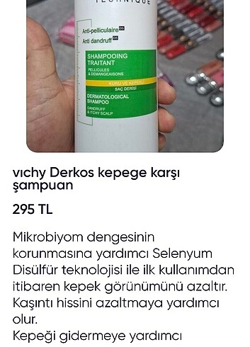 VICHY Derkos şampuan