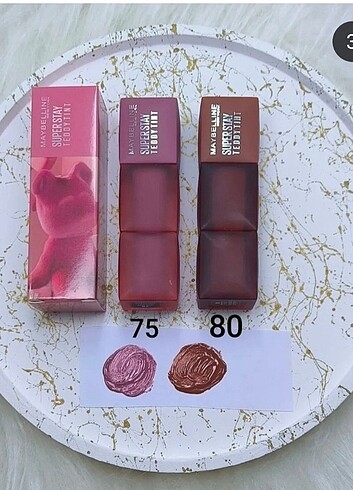 Maybelin tint 55..15..mevcut renkler