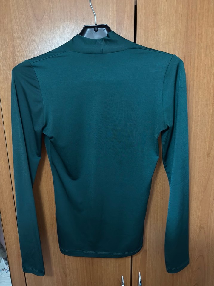 V Yaka Mavi İnce Triko Kazak - Görsel 3