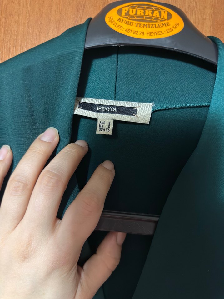 V Yaka Mavi İnce Triko Kazak - Görsel 4