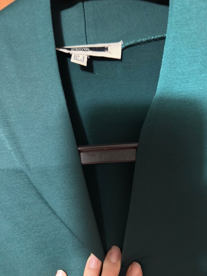 V Yaka Mavi İnce Triko Kazak - Görsel 2