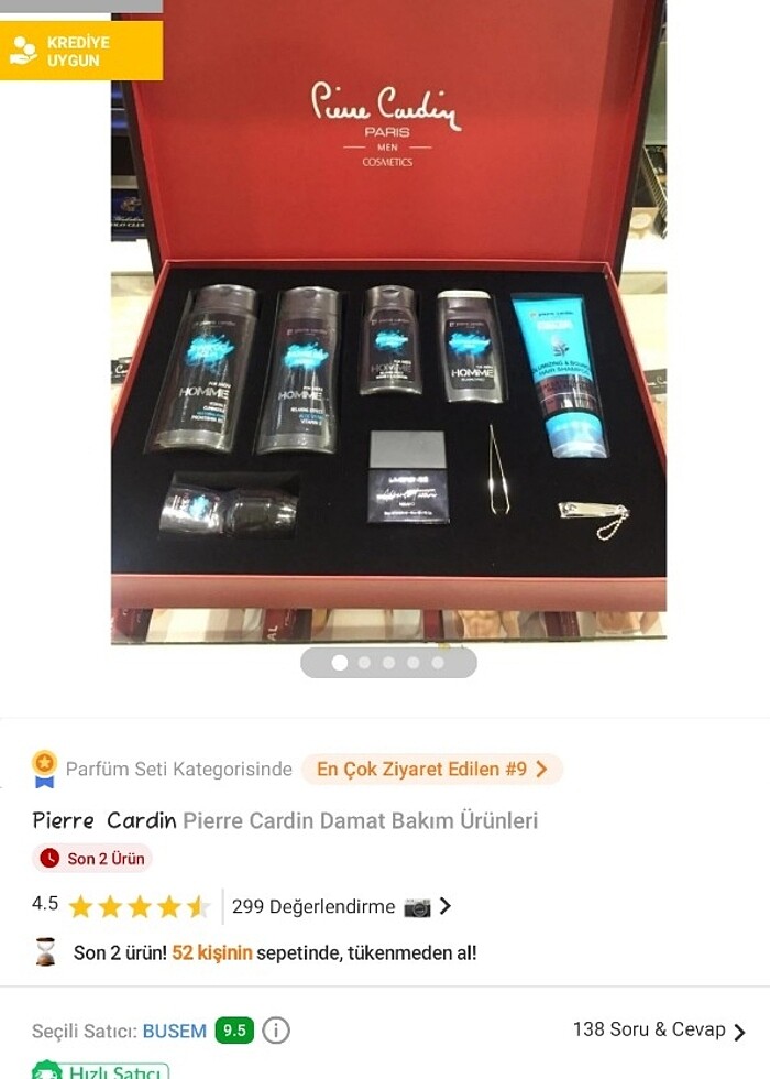 Pierre Cardin erkek bakım ürünleri  - Görsel 2