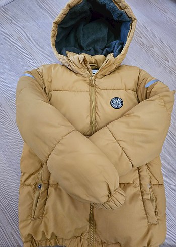 H&M Erkek Çocuk Kapüşonlu Mont (sarı)