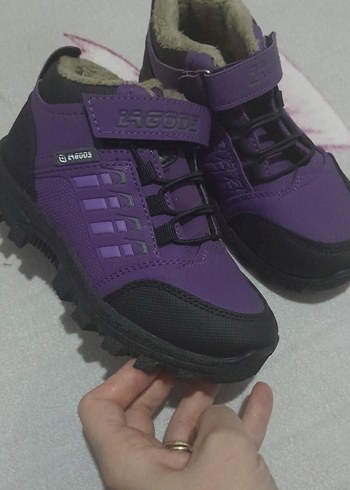 Kız Çocuk Mor Spor Ayakkabı - Görsel 4